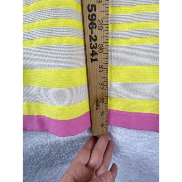 Ann Taylor LOFT Dress Women 10 Stripe Mod Retro Classic Office Preppy Coastal - Picture 7 of 13